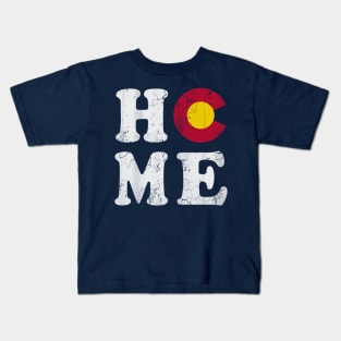 Colorado Home Flag Kids T-Shirt